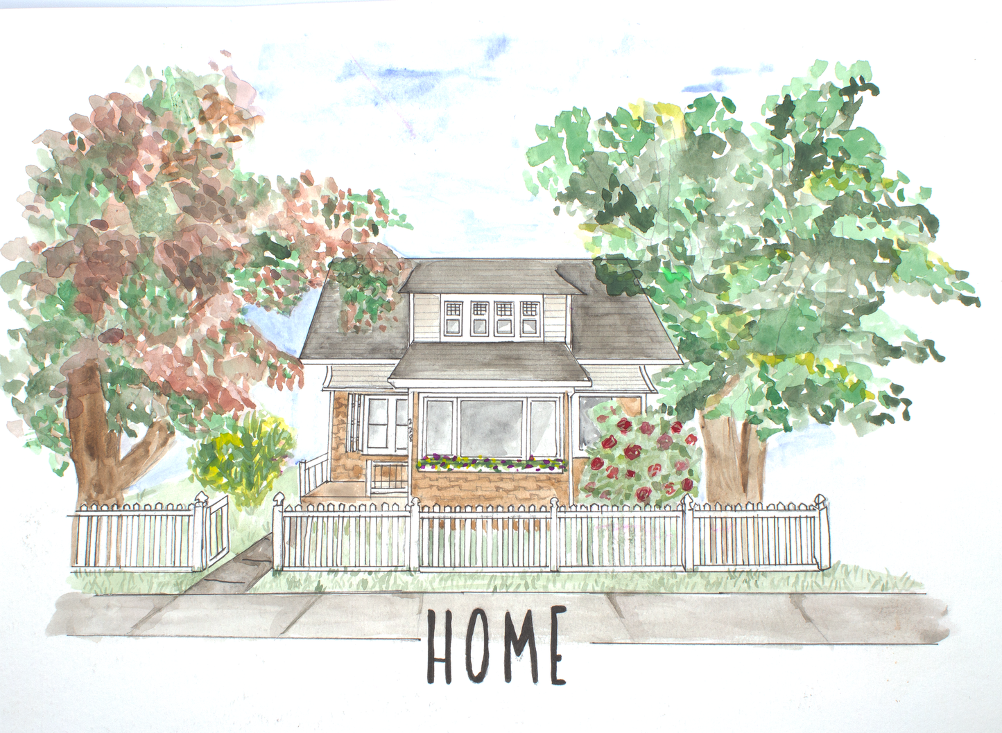 Custom Home Portrait