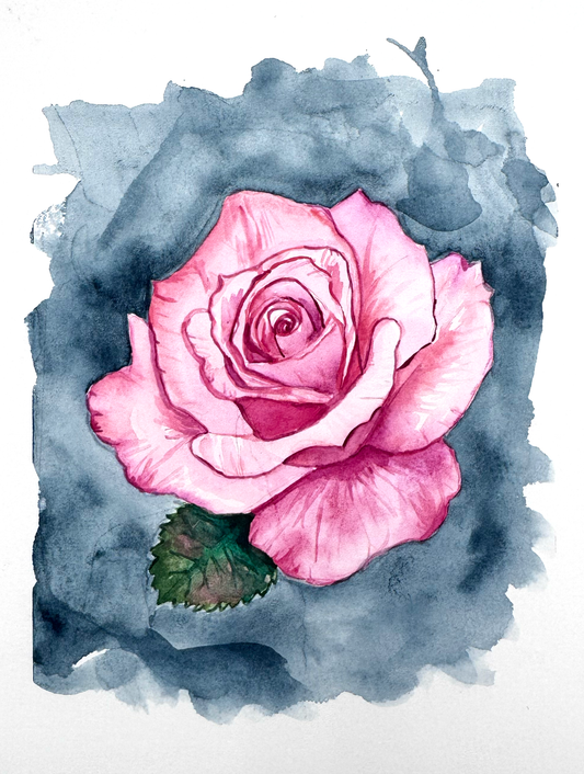 Original Floral Artwork-Rose 1/1