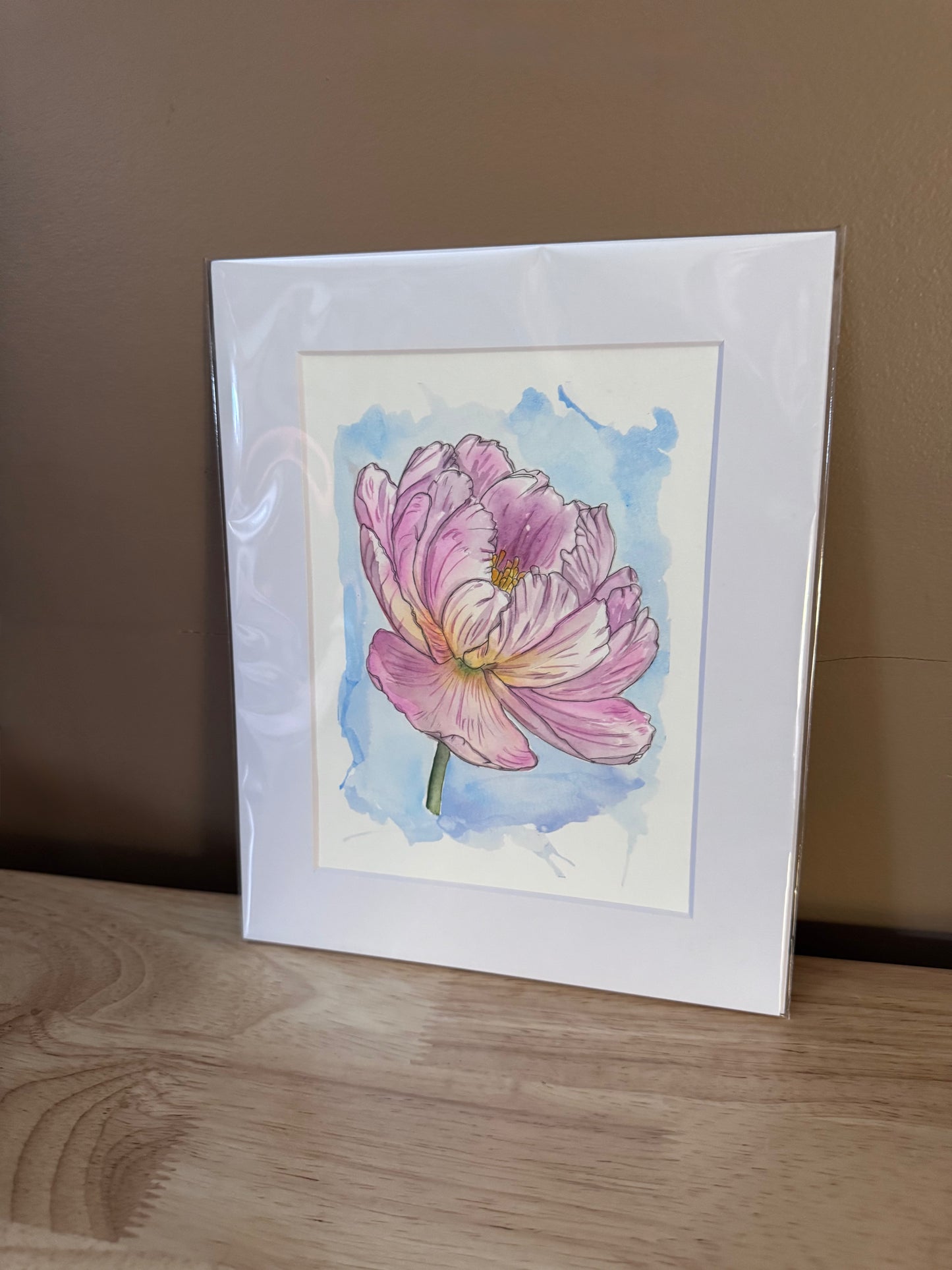 Original Floral Artwork-Peony 1/1