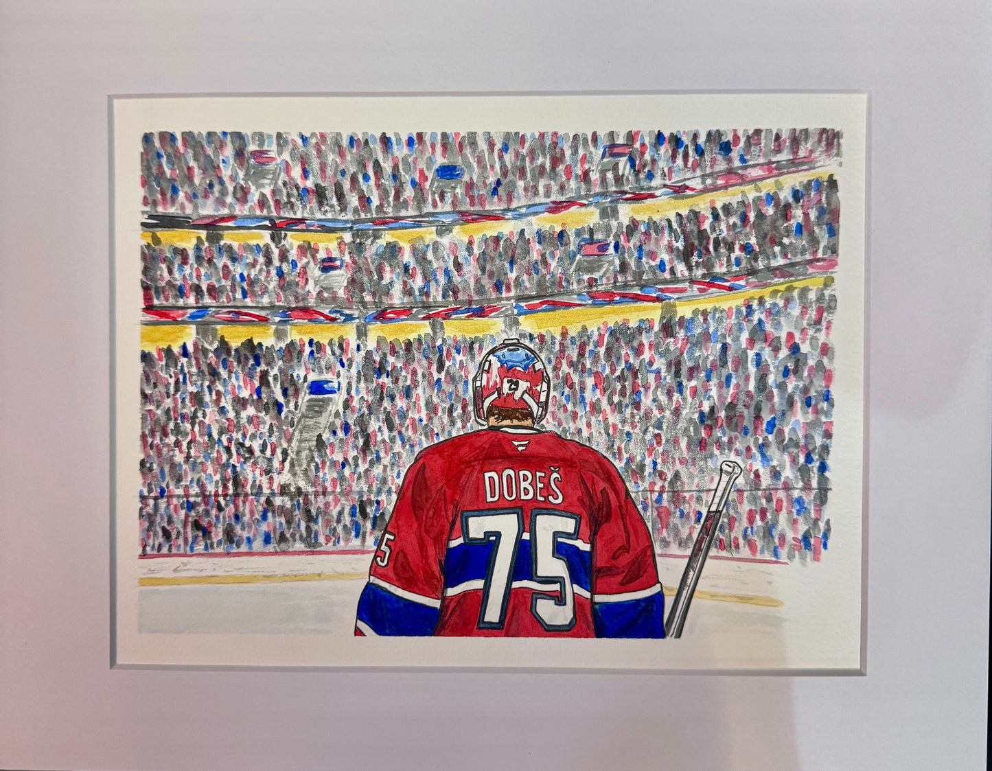 Original Hand Painted Habs Standing Ovation 1/1