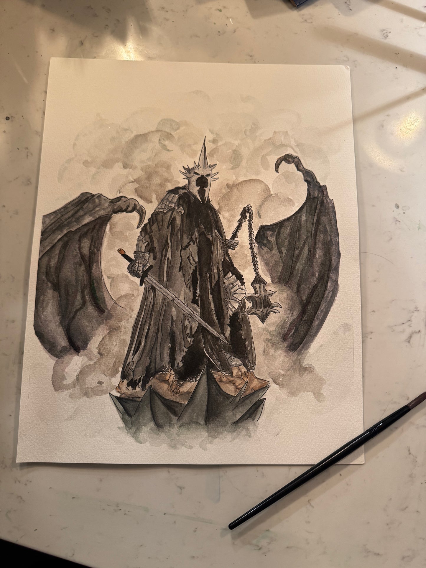 Original Hand Painted Witch King of Angmar 1/1
