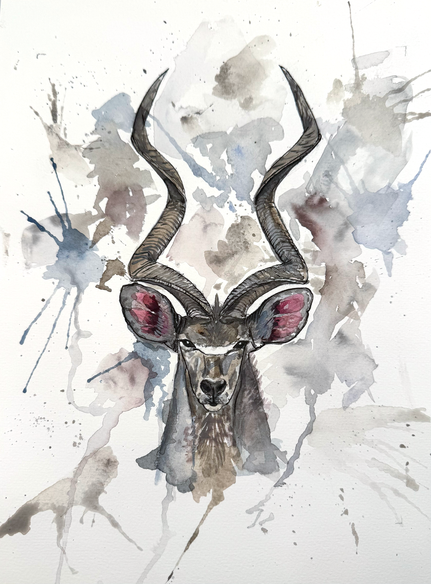 Original Kudu Abstract Painting 1/1